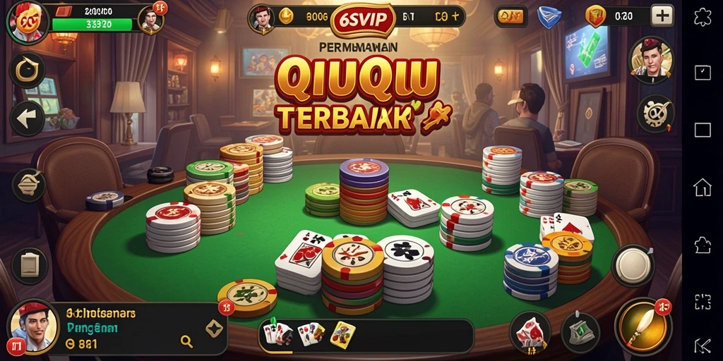 Tangkapan layar dari gameplay seru QiuQiu di 6SVIP.