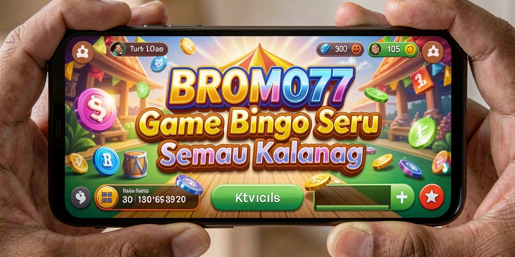Screenshot gameplay BROMO77 menampilkan keseruan permainan Bingo.