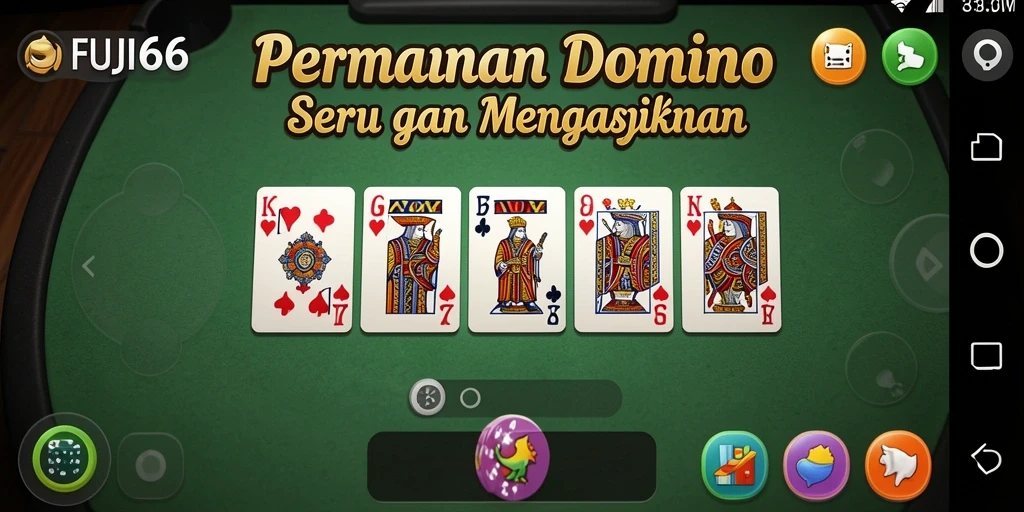 Tampilkan gameplay seru dalam FUJI66 yang penuh strategi Domino.