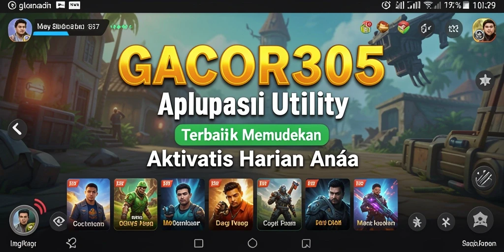 Tampilan antarmuka dari GACOR305 yang sederhana dan menarik.