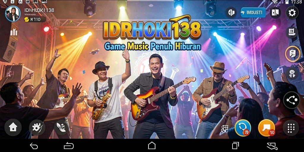 Tampilan gameplay seru dengan interaksi musik yang menarik.