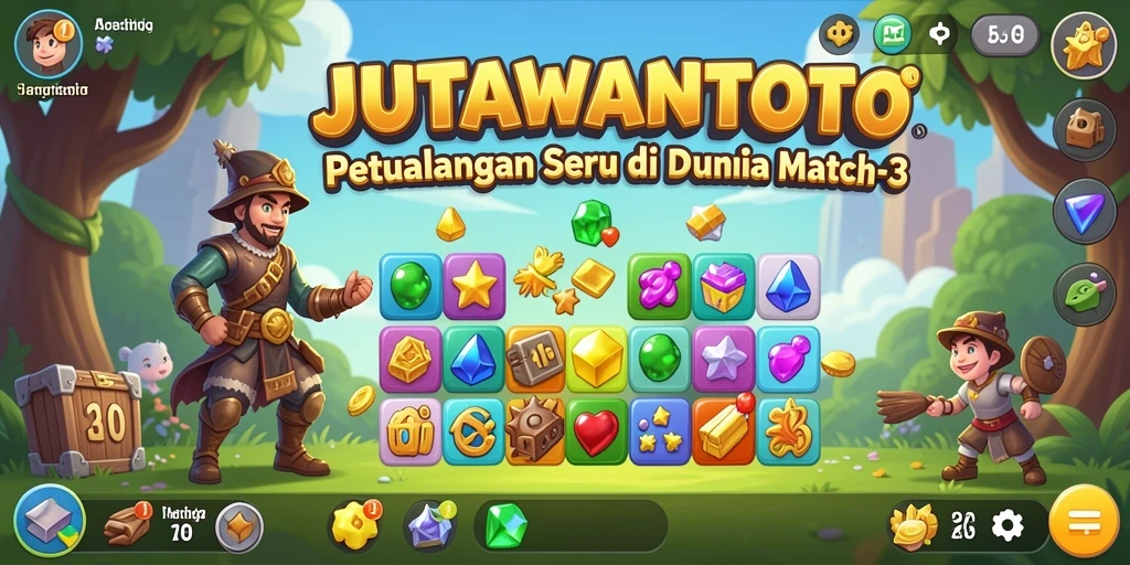 Screenshot menampilkan gameplay seru dalam JUTAWANTOTO.