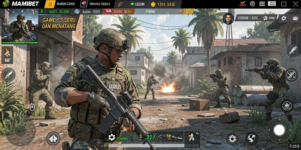 Gameplay seru menembak di MAMIBET dengan grafis luar biasa.