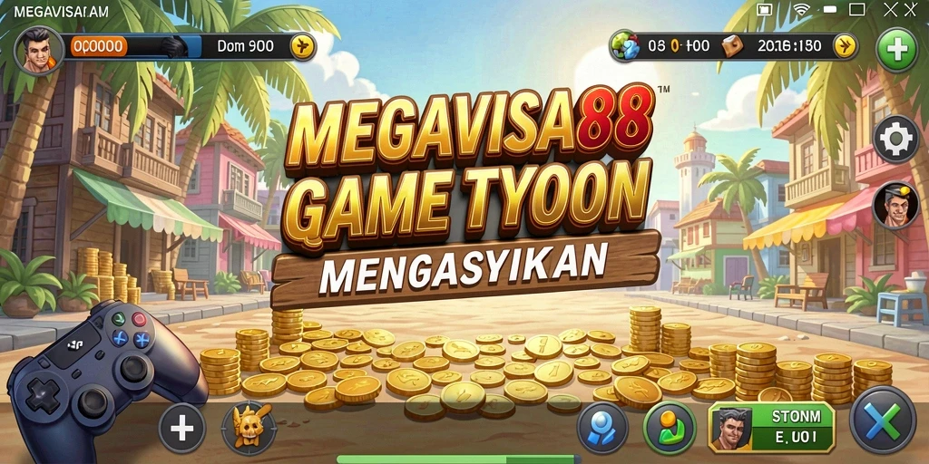 Tampilan menarik dari gameplay Tycoon MEGAVISA88.