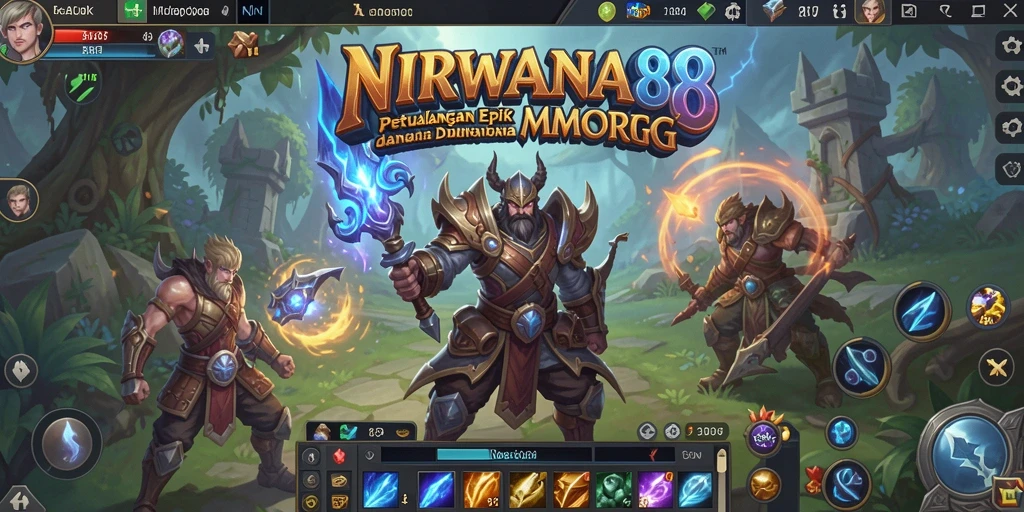 Gameplay seru di NIRWANA88 dengan pertarungan epik.