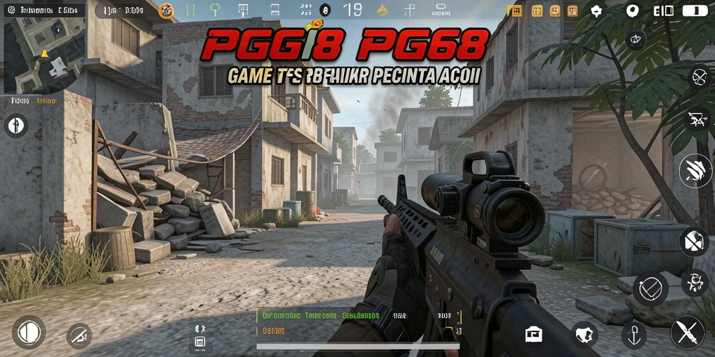 Gameplay mendebarkan di PGG68 dengan aksi FPS intens.