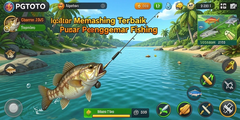 Gameplay menarik PGTOTO yang menampilkan aksi memancing seru.