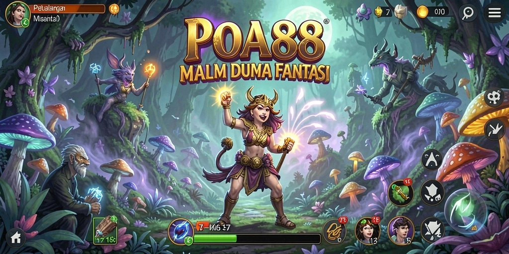 Tangkapan layar POA88 menampilkan aksi seru gameplay petualangan.