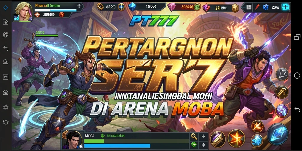 Tampilan gameplay PT777 dengan aksi pertempuran yang intens.
