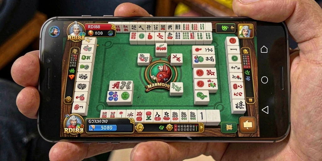 Tampilan menarik dari gameplay Mahjong dalam RDI88.