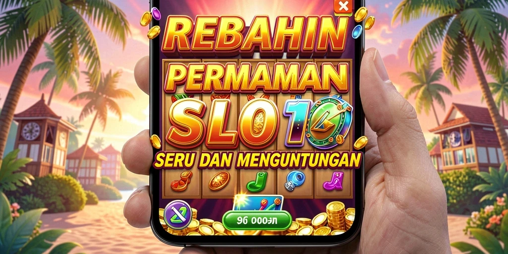 Tampilan gameplay menarik dari REBAHIN dengan fitur slot yang kaya.