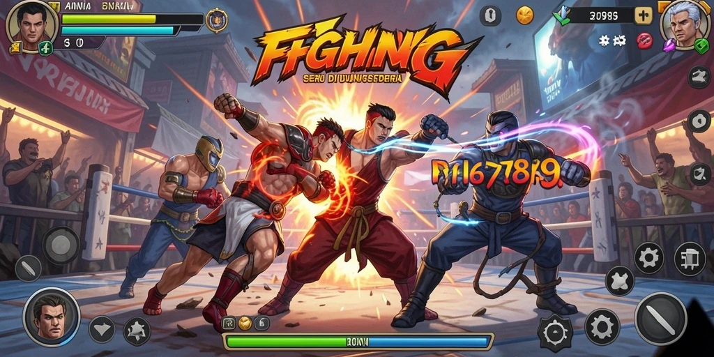 Gameplay RP6789 menampilkan aksi pertarungan yang mendebarkan.