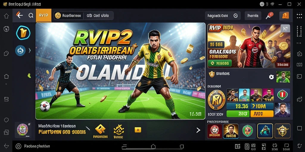 Tampilan gameplay menarik dari aplikasi Sportsbook RVIP2.