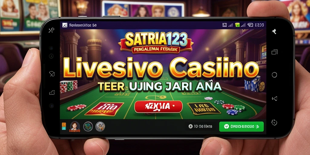 Gameplay menarik di aplikasi Live Casino SATRIA123.