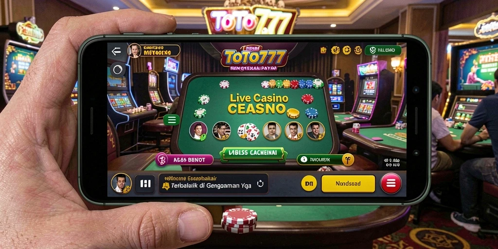 Gameplay Live Casino yang seru dan interaktif di TOTO777.