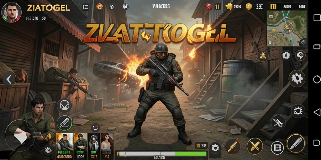 Gambaran menarik dari pertempuran intens dalam ZIATOGEL.